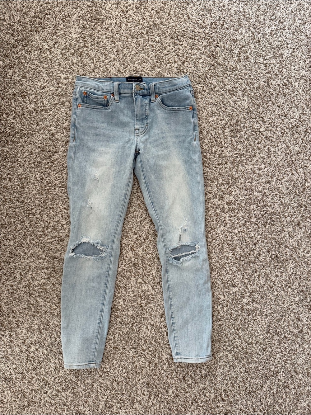 Lucky Brand Light Blue Distressed Skinny Jeans